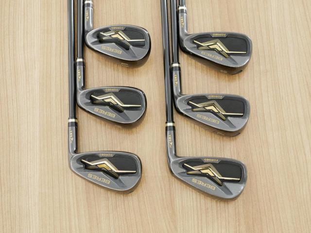 Iron set : Honma : ชุดเหล็ก Honma Beres Black Forged (ออกปี 2022 สวยมากๆ) มีเหล็ก 6-11 (6 ชิ้น เทียบเท่า 5-Pw) ก้าน ARMRQ MX Flex SR