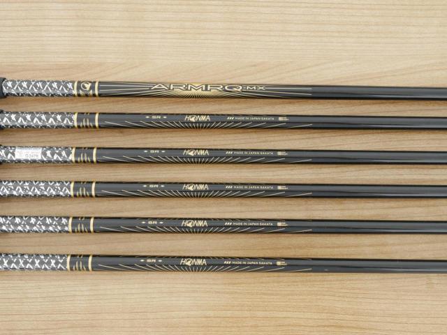Iron set : Honma : ชุดเหล็ก Honma Beres Black Forged (ออกปี 2022 สวยมากๆ) มีเหล็ก 6-11 (6 ชิ้น เทียบเท่า 5-Pw) ก้าน ARMRQ MX Flex SR