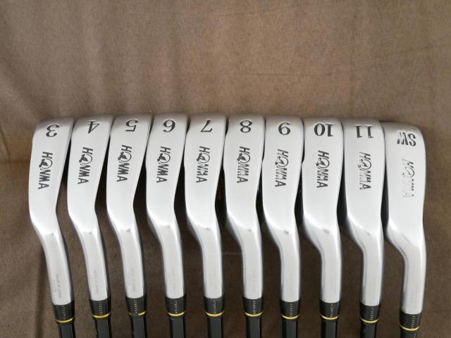 Iron set : Honma : **ก้าน 3 ดาว** ชุดเหล็ก Honma TwinMarks MG818 (รุ่นหายากก) มีเหล็ก 3-11,Sw (10 ชิ้น) ก้านกราไฟต์ ARMRQ 851 Flex R (3 ดาว)