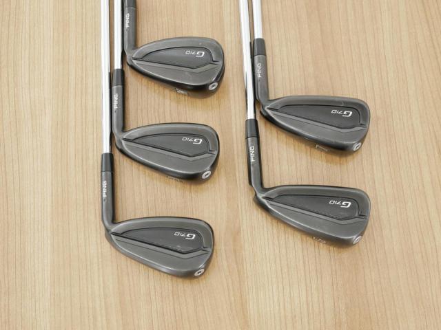 Iron set : Ping : ชุดเหล็ก Ping G710 (ปี 2021 Japan Spec. ใบใหญ่ ง่ายที่สุด ไกลที่สุดของ Ping) มีเหล็ก 6-Pw (5 ชิ้น) ก้านเหล็ก NS Pro Zelos 7 Flex S