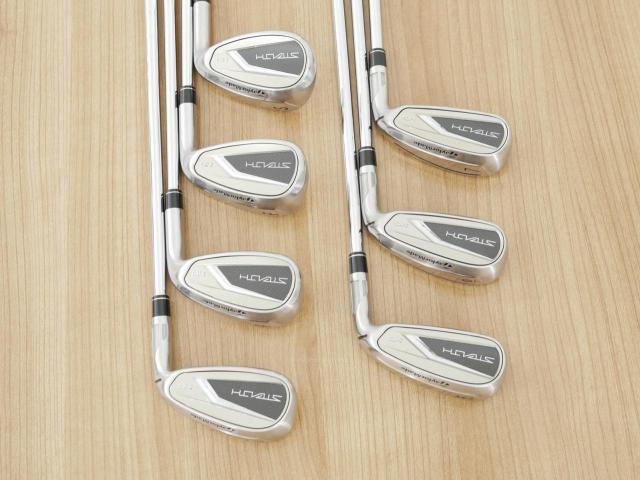 Iron set : Taylormade : ชุดเหล็ก Taylormade Stealth HD (ออกปี 2022 Japan Spec. ใบใหญ่มาก ตีง่ายสุดๆ) มีเหล็ก 5-Pw,Sw (7 ชิ้น) ก้านเหล็ก KBS Max MT 80 Flex S