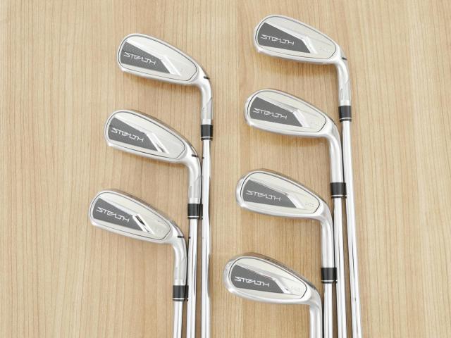 Iron set : Taylormade : ชุดเหล็ก Taylormade Stealth HD (ออกปี 2022 Japan Spec. ใบใหญ่มาก ตีง่ายสุดๆ) มีเหล็ก 5-Pw,Sw (7 ชิ้น) ก้านเหล็ก KBS Max MT 80 Flex S