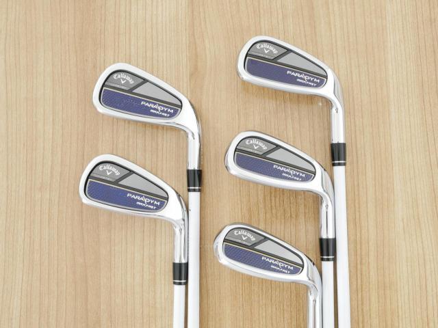 Lady club : All : ชุดเหล็ก Callaway Paradym Max Fast (ออกปี 2023 ตีง่ายสุด ไกลสุดของ Callaway Japan Spec.) มีเหล็ก 7-Pw,56 (5 ชิ้น) ก้านกราไฟต์ Mitsubishi ELDIO 40 Flex A (Lady)