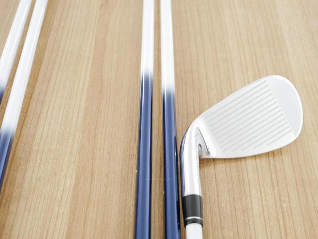 Lady club : All : ชุดเหล็ก Callaway Paradym Max Fast (ออกปี 2023 ตีง่ายสุด ไกลสุดของ Callaway Japan Spec.) มีเหล็ก 7-Pw,56 (5 ชิ้น) ก้านกราไฟต์ Mitsubishi ELDIO 40 Flex A (Lady)