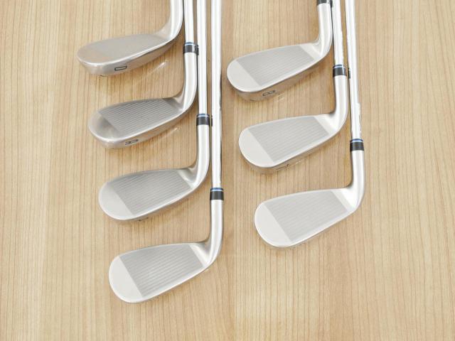 Iron set : XXIO : ชุดเหล็ก XXIO Cross 2 (ออกปี 2021 ตีไกลที่สุดของที่สุดจาก XXIO หน้าเด้งสุดๆ) มีเหล็ก 6-Pw,Aw,Dw (7 ชิ้น ตีไกลกว่าปกติ 2 เบอร์) ก้านเหล็ก NS Pro 860 DST Flex R