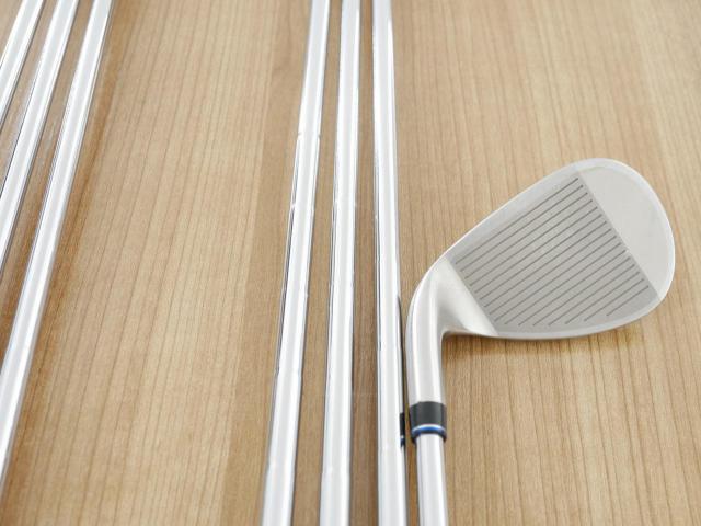 Iron set : XXIO : ชุดเหล็ก XXIO Cross 2 (ออกปี 2021 ตีไกลที่สุดของที่สุดจาก XXIO หน้าเด้งสุดๆ) มีเหล็ก 6-Pw,Aw,Dw (7 ชิ้น ตีไกลกว่าปกติ 2 เบอร์) ก้านเหล็ก NS Pro 860 DST Flex R