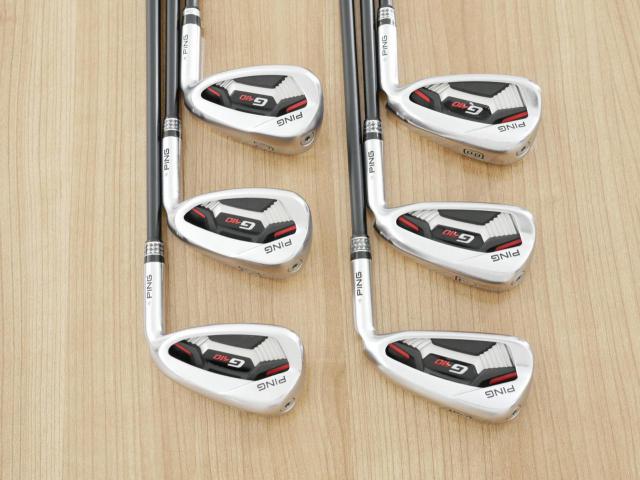 Iron set : Ping : ชุดเหล็ก Ping G410 (รุ่นปี 2019 Japan Spec. ใบใหญ่ ง่าย ไกล) มีเหล็ก 6-Pw,Aw (6 ชิ้น) ก้านกราไฟต์ Ping ALTA J CB Flex S