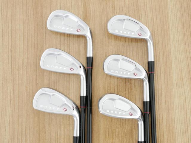 Iron set : Daiwa : ชุดเหล็ก Daiwa OnOff + (Forged) มีเหล็ก 5-Pw (6 ชิ้น) ก้านกราไฟต์ Flex R