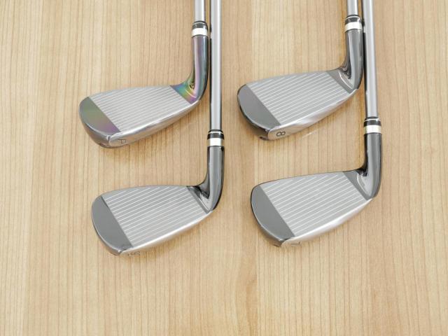 Iron set : PRGR : ชุดเหล็กกระเทย PRGR New Egg Iron (รุ่นปี 2017 ตีง่ายและไกลมาก) มีเหล็ก 7-Pw (4 ชิ้น) ก้านกราไฟต์ Flex R2 (M-35)