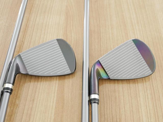 Iron set : PRGR : ชุดเหล็กกระเทย PRGR New Egg Iron (รุ่นปี 2017 ตีง่ายและไกลมาก) มีเหล็ก 7-Pw (4 ชิ้น) ก้านกราไฟต์ Flex R2 (M-35)