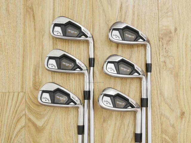 Iron set : Callaway : ชุดเหล็ก Callaway Rogue ST Max OS (ออกปี 2022 ตีง่ายสุดๆ ไกลสุดๆ) มีเหล็ก 5-Pw (6 ชิ้น) ก้านเหล็ก Flex S