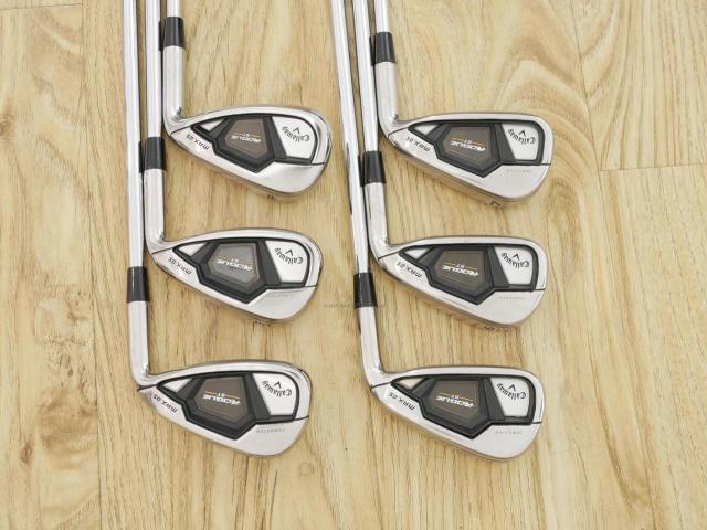 Iron set : Callaway : ชุดเหล็ก Callaway Rogue ST Max OS (ออกปี 2022 ตีง่ายสุดๆ ไกลสุดๆ) มีเหล็ก 5-Pw (6 ชิ้น) ก้านเหล็ก Flex S