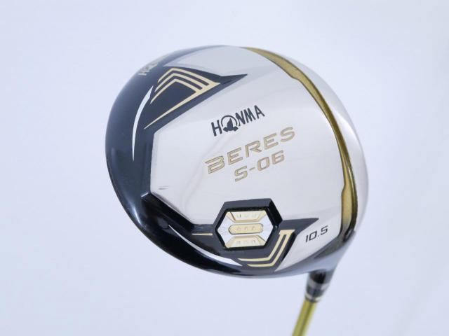 Driver : Honma : **ก้าน 3 ดาว** ไดรเวอร์ Honma Beres S-06 (ปี 2019) Loft 10.5 ก้าน ARMRQ X (47) Flex S (3 ดาว)