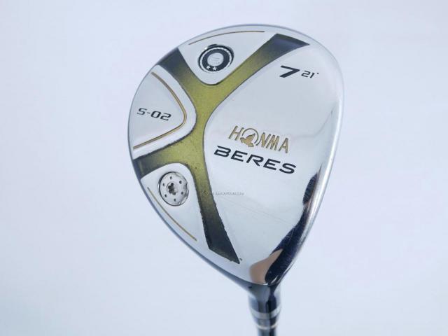 Fairway Wood : Honma : หัวไม้ 7 Honma Beres S-02 Loft 21 ก้าน ARMRQ 6 (49) Flex R (2 ดาว)