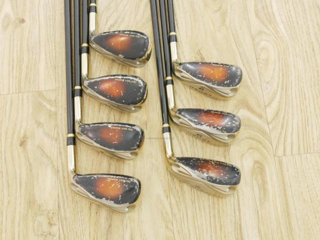 Iron set : Katana : ชุดเหล็กกระเทย Katana Izu Max Sniper มีเหล็ก 7-Pw,Aw,As,Sw (7 ชิ้น เบอร์ 7 ตีระยะเท่าเหล็ก 6 ปกติ) ก้านกราไฟต์ Flex R