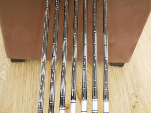 Iron set : Callaway : ชุดเหล็ก Callaway Paradym Ai Smoke (รุ่นล่าสุด ออกปี 2024 ตีง่ายมาก ไกล Japan Spec.) มีเหล็ก 6-Pw,Aw,Gw (7 ชิ้น) ก้านกราไฟต์ Fujikura TENSEI 50 Flex R