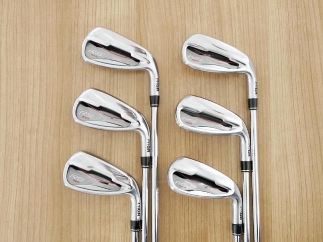 Iron set : PRGR : ชุดเหล็ก PRGR RS Red (รุ่นปี 2020 หน้าเด้ง ตีไกลมาก) มีเหล็ก 6-Pw,Aw (6 ชิ้น) ก้านเหล็ก NS Pro 80 Flex SR (M-40)