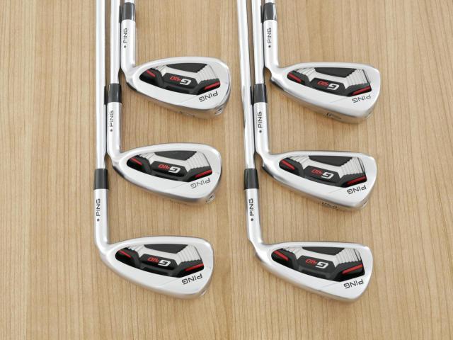 Iron set : Ping : ชุดเหล็ก Ping G410 (รุ่นปี 2019 Japan Spec. ใบใหญ่ ง่าย ไกล) มีเหล็ก 5-Pw (6 ชิ้น) ก้านเหล็ก NS Pro Modus 105 Flex S