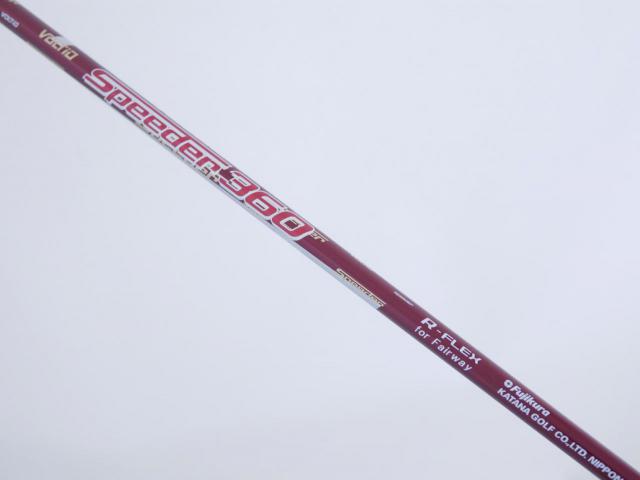 Fairway Wood : Katana : หัวไม้ 5 Katana Voltio IV Black (รุ่นปี 2016) Loft 18 ก้าน Fujikura Speeder 360 Flex R