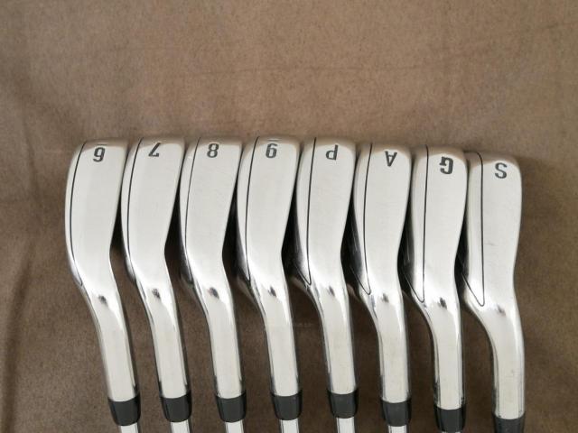 Iron set : Callaway : ชุดเหล็ก Callaway Mavrik (ปี 2020 ตีง่าย ไกลมากๆ) มีเหล็ก 6-Pw,Aw,Gw,Sw (8 ชิ้น) ก้านเหล็ก NS Pro 950 NEO Flex S