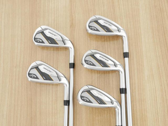 Iron set : Callaway : ชุดเหล็ก Callaway Mavrik MAX (ออกปี 2020 ตีง่าย ไกลมากๆ) มีเหล็ก 6-Pw (5 ชิ้น) ก้านกราไฟต์ Mitsubishi Diamana 40 Flex R