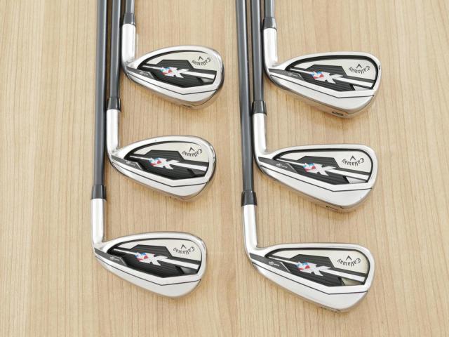 Iron set : Callaway : ชุดเหล็ก Callaway XR (ใบใหญ่ ตีง่ายมาก) มีเหล็ก 6-Pw,Aw (6 ชิ้น) ก้านกราไฟต์ Project X 4.5 Flex A