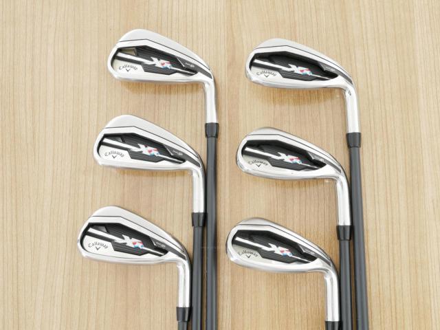 Iron set : Callaway : ชุดเหล็ก Callaway XR (ใบใหญ่ ตีง่ายมาก) มีเหล็ก 6-Pw,Aw (6 ชิ้น) ก้านกราไฟต์ Project X 4.5 Flex A