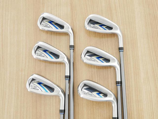 Iron set : XXIO : ชุดเหล็ก XXIO Cross 2 (ออกปี 2021 ตีไกลที่สุดของที่สุดจาก XXIO หน้าเด้งสุดๆ) มีเหล็ก 6-Pw,Aw (6 ชิ้น ตีไกลกว่าปกติ 2 เบอร์) ก้านกราไฟต์ MH-2000 Flex S