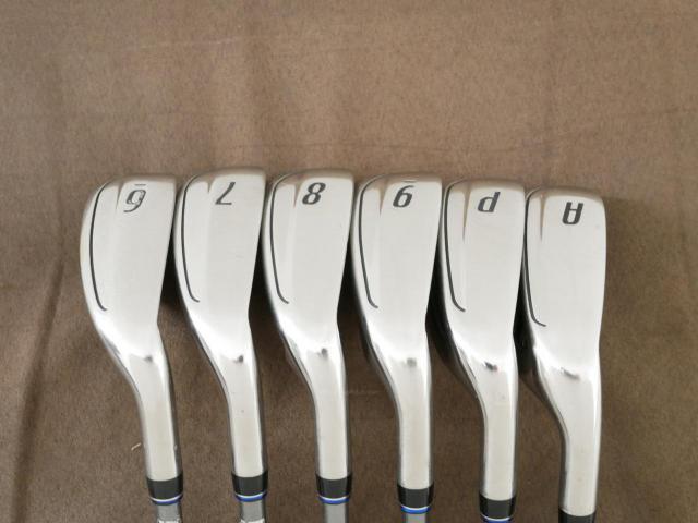 Iron set : XXIO : ชุดเหล็ก XXIO Cross 2 (ออกปี 2021 ตีไกลที่สุดของที่สุดจาก XXIO หน้าเด้งสุดๆ) มีเหล็ก 6-Pw,Aw (6 ชิ้น ตีไกลกว่าปกติ 2 เบอร์) ก้านกราไฟต์ MH-2000 Flex S