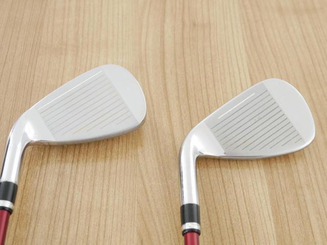 Iron set : Katana : ชุดเหล็ก Katana Voltio IV G Series I Silver (ปี 2017) มีเหล็ก 6-Pw,Aw,Sw (7 ชิ้น เหล็กยาวเป็นกระเทย) ก้านกราไฟต์ Fujikura Speeder 360 Flex R