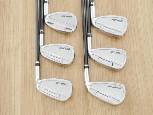 Iron set : Maruman : ชุดเหล็ก Maruman Majesty Conquest (รุ่นท๊อปสุด ออกปี 2022 ของใหม่ 6 หมื่นบาท) มีเหล็ก 6-Pw,Pa (6 ชิ้น) ก้านกราไฟต์ Flex SR