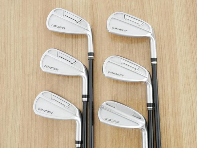 Iron set : Maruman : ชุดเหล็ก Maruman Majesty Conquest (รุ่นท๊อปสุด ออกปี 2022 ของใหม่ 6 หมื่นบาท) มีเหล็ก 6-Pw,Pa (6 ชิ้น) ก้านกราไฟต์ Flex SR