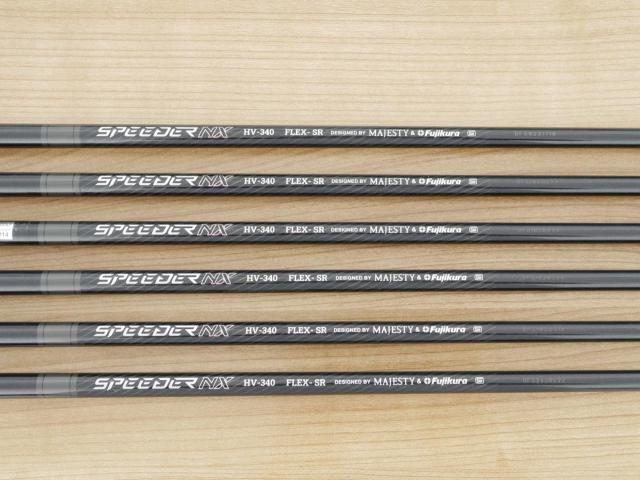 Iron set : Maruman : ชุดเหล็ก Maruman Majesty Conquest (รุ่นท๊อปสุด ออกปี 2022 ของใหม่ 6 หมื่นบาท) มีเหล็ก 6-Pw,Pa (6 ชิ้น) ก้านกราไฟต์ Flex SR