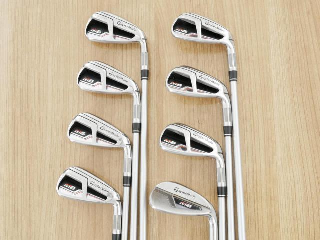 Iron set : Taylormade : ชุดเหล็ก Taylormade M6 (ออกปี 2019 Japan Spec) มีเหล็ก 4-Pw,Sw (8 ชิ้น) ก้านกราไฟต์ Mitsubishi FUBUKI TM6 Flex R