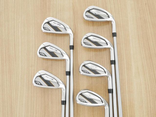 Iron set : Callaway : ชุดเหล็ก Callaway Mavrik (ปี 2020 ตีง่าย ไกลมากๆ) มีเหล็ก 5-Pw,Aw (7 ชิ้น) ก้านกราไฟต์ Mitsubishi Diamana 50 Flex S