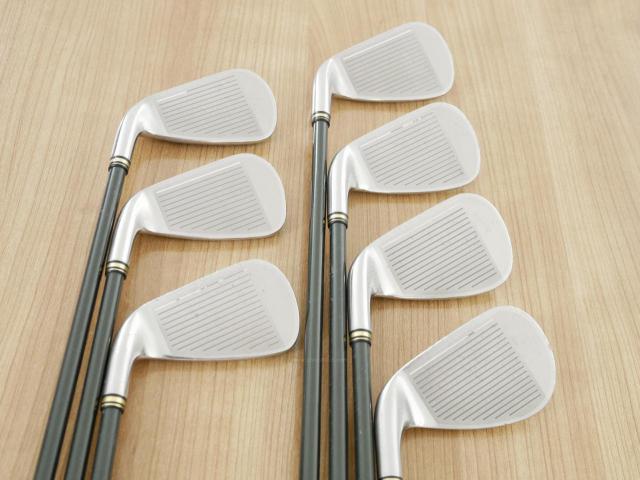 Iron set : XXIO : ชุดเหล็ก XXIO Prime 7 (รุ่นท๊อปสุด ตีง่าย ไกล) มีเหล็ก 5-Pw,Aw (7 ชิ้น) ก้านกราไฟต์ SP-700 Flex SR