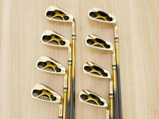 Iron set : Other Brand : ชุดเหล็ก Mutsumi Honma MH626 Maraging (ใบใหญ่ ตีง่าย ไกล) มีเหล็ก 6-11,Aw,Sw (8 ชิ้น) ก้านกราไฟต์ Flex R