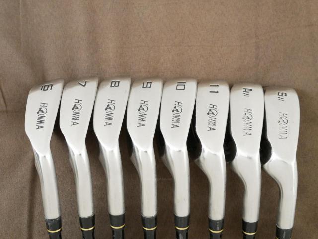 Iron set : Honma : ชุดเหล็ก Honma AMAZING Spec II (หน้าเด้ง โกงองศาสุดๆ ไกลที่สุด) มีเหล็ก 6-11,Aw,Sw (8 ชิ้น ระยะเทียบเท่า 5-Pw,Aw,Sw) ก้าน AMAZING SPEC Feather & Feather FLex R