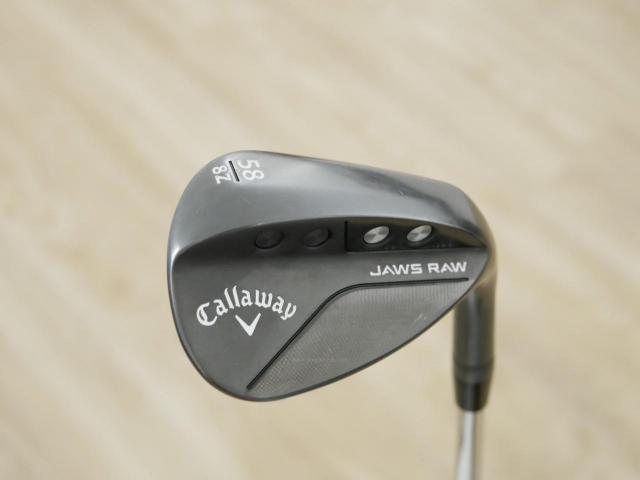 Wedge : Callaway : Wedge Callaway JAWS RAW (รุ่นปี 2023) Loft 58 ก้านเหล็ก Dynamic Gold S200