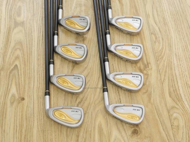 Iron set : Honma : ชุดเหล็ก Honma TwinMarks TM-503 มีเหล็ก 5-11,Sw (8 ชิ้น) ก้านกราไฟต์ Honma TK-353 Twin Kick Flex R (2 ดาว)
