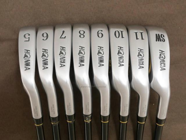 Iron set : Honma : ชุดเหล็ก Honma TwinMarks TM-503 มีเหล็ก 5-11,Sw (8 ชิ้น) ก้านกราไฟต์ Honma TK-353 Twin Kick Flex R (2 ดาว)