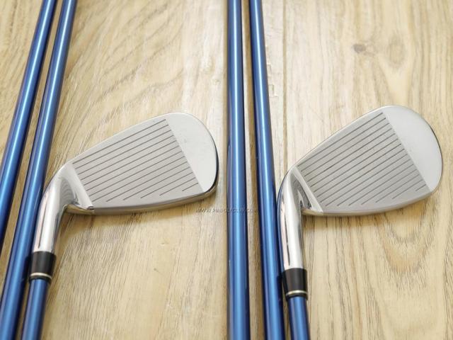 Iron set : Tsuruya : ชุดเหล็ก Tsuruya AXEL Dual Impact Z HM (หน้าเด้ง) มีเหล็ก 5-Pw,Aw (7 ชิ้น) ก้านกราไฟต์ Flex S
