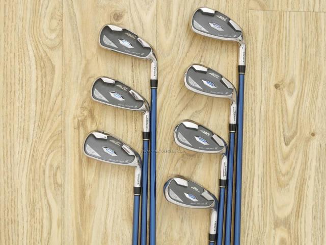 Iron set : Tsuruya : ชุดเหล็ก Tsuruya AXEL Dual Impact Z HM (หน้าเด้ง) มีเหล็ก 5-Pw,Aw (7 ชิ้น) ก้านกราไฟต์ Flex S