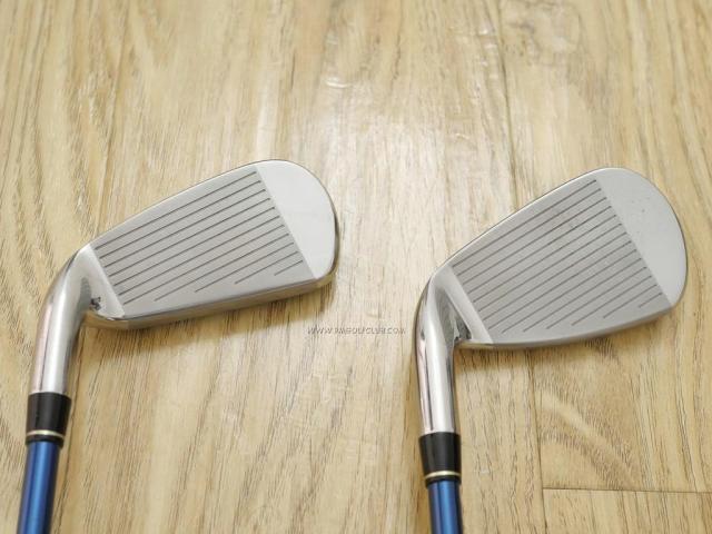 Iron set : Tsuruya : ชุดเหล็ก Tsuruya AXEL Dual Impact Z HM (หน้าเด้ง) มีเหล็ก 5-Pw,Aw (7 ชิ้น) ก้านกราไฟต์ Flex S