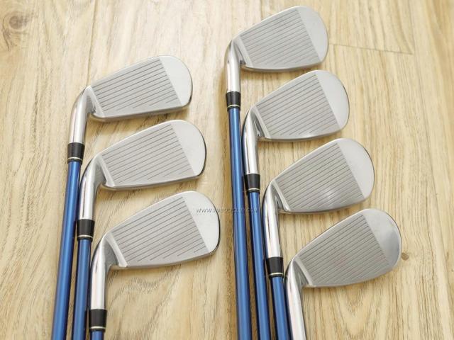 Iron set : Tsuruya : ชุดเหล็ก Tsuruya AXEL Dual Impact Z HM (หน้าเด้ง) มีเหล็ก 5-Pw,Aw (7 ชิ้น) ก้านกราไฟต์ Flex S
