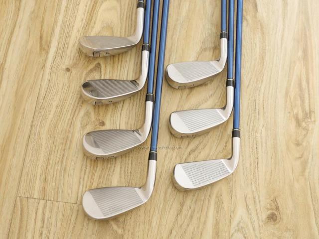 Iron set : Tsuruya : ชุดเหล็ก Tsuruya AXEL Dual Impact Z HM (หน้าเด้ง) มีเหล็ก 5-Pw,Aw (7 ชิ้น) ก้านกราไฟต์ Flex S