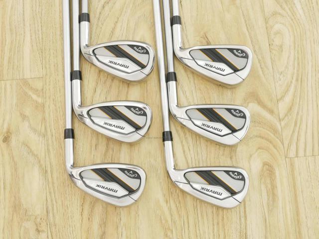 Iron set : Callaway : ชุดเหล็ก Callaway Mavrik (ปี 2020 ตีง่าย ไกลมากๆ) มีเหล็ก 5-Pw (6 ชิ้น) ก้านกราไฟต์ Mitsubishi Diamana 50 Flex R