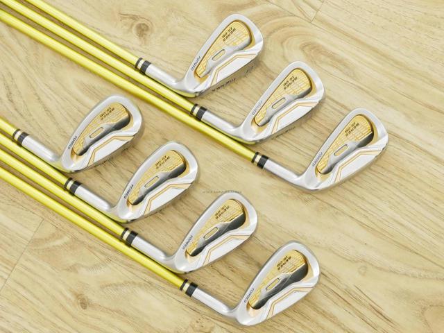 Iron set : Honma : **ก้าน 3 ดาว** ชุดเหล็ก Honma Beres IS-06 Forged (ปี 2019) มีเหล็ก 6-11,Aw (7 ชิ้น เทียบเท่า 5-Pw,Aw) ก้าน ARMRQ X (47) Flex R (3 ดาว)