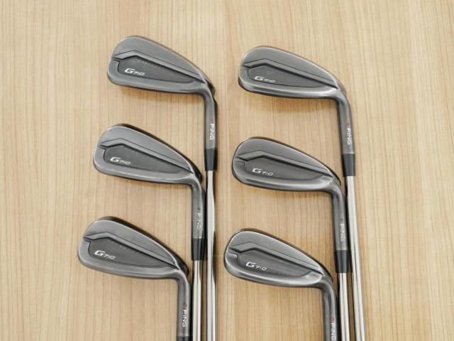 Iron set : Ping : ชุดเหล็ก Ping G710 (ปี 2021 Japan Spec. ใบใหญ่ ง่ายที่สุด ไกลที่สุดของ Ping) มีเหล็ก 6-Pw,Aw (6 ชิ้น) ก้านกราไฟต์ UST Mamiya ATTAS 60 Flex R