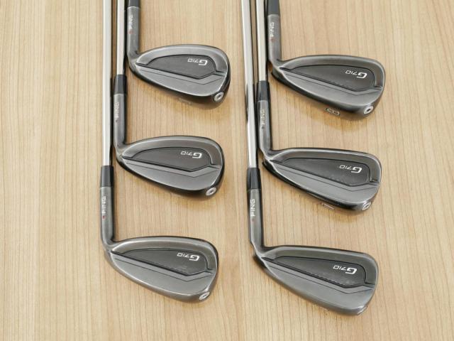 Iron set : Ping : ชุดเหล็ก Ping G710 (ปี 2021 Japan Spec. ใบใหญ่ ง่ายที่สุด ไกลที่สุดของ Ping) มีเหล็ก 6-Pw,Aw (6 ชิ้น) ก้านกราไฟต์ UST Mamiya ATTAS 60 Flex R